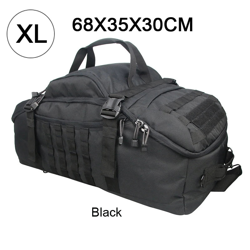 30L 45L 80L Sport Travel Bag Molle Tactical Backpack Gym Fitness Bag Large Duffle Bags for Camping Hunting Fishing Boutique Voyage