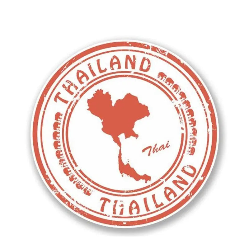Autocollant Thaïlande Voyage Paisible
