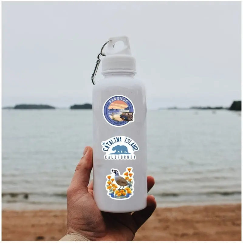 Autocollants Valise Californie Voyage Paisible