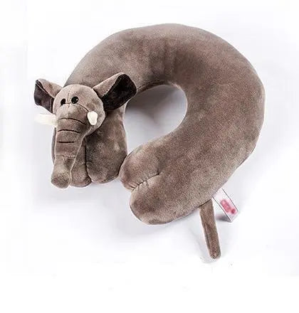 Coussin de Voyage Éléphant Voyage Paisible