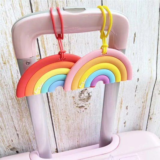 Étiquette Bagage Arc-en-ciel Voyage Paisible