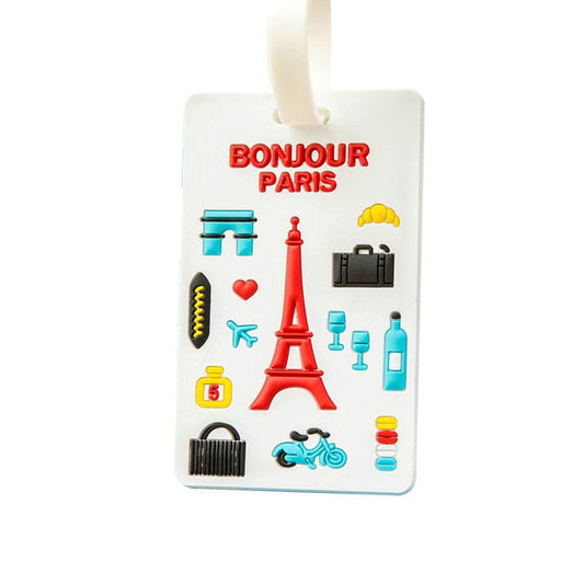 Étiquette Bagage Paris Voyage Paisible
