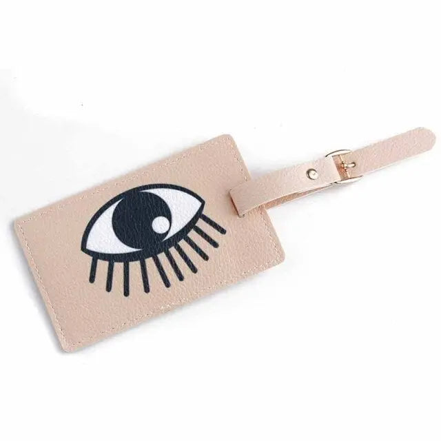 Étiquette Bagage Œil Voyage Paisible