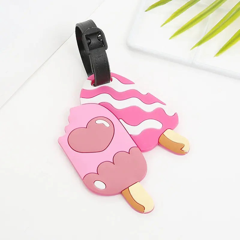 Étiquette Bagage Glaces Voyage Paisible