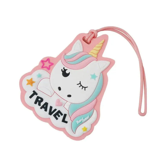 Étiquette Bagage Licorne Voyage Paisible