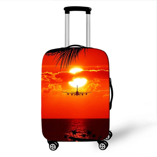 Housse de Valise Avion Au Coucher Du Soleil Voyage Paisible