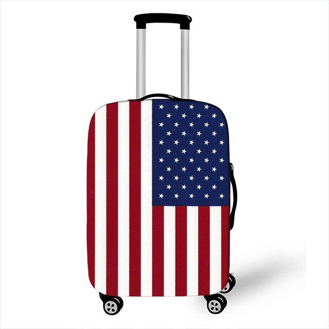 Housse de valise drapeau des États-Unis Voyage Paisible