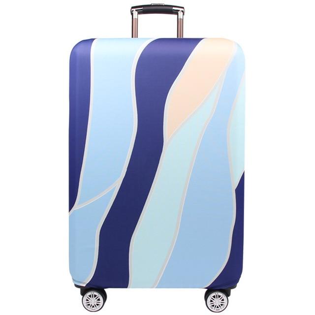 Housse de valise blue Voyage Paisible