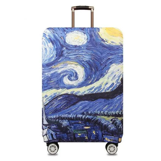 Housse de Valise La Nuit Étoilée Voyage Paisible
