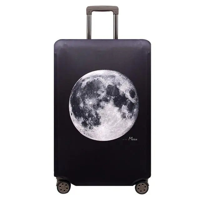Housse de Valise Lune Voyage Paisible