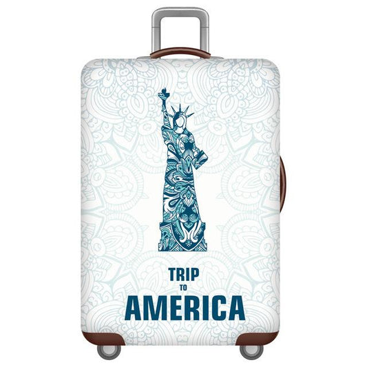 Housse de Valise Statue de la Liberté Voyage Paisible