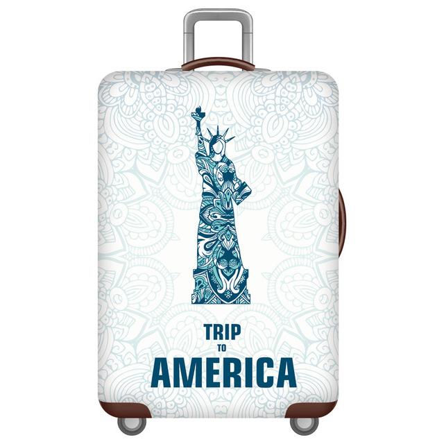 Housse de valise statue de la liberté Voyage Paisible