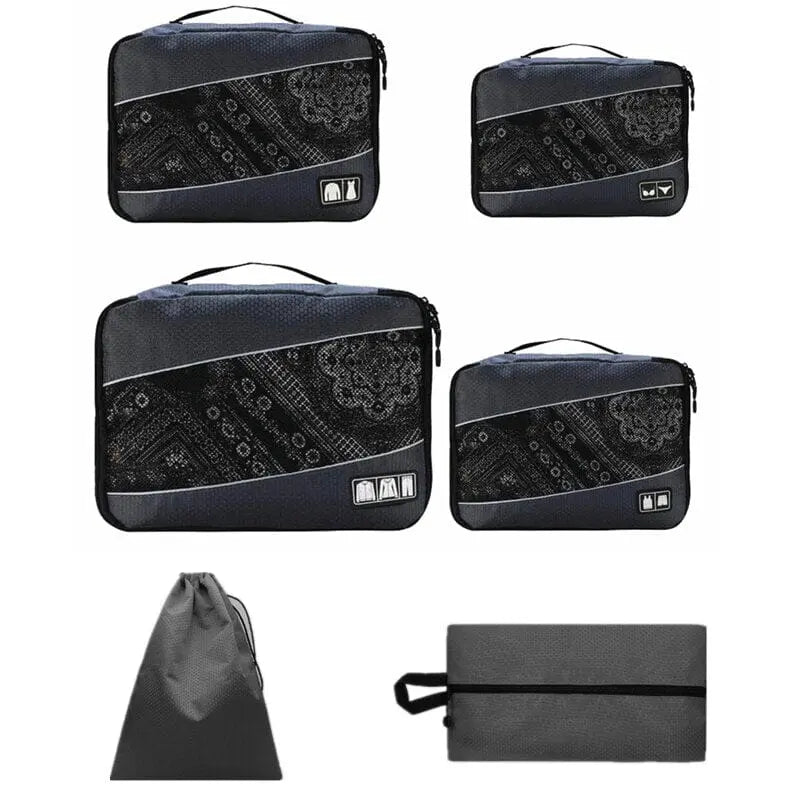 Organisateurs de Bagage Lot de 6 Pochettes Voyage Paisible