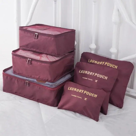 Set de 6 Organisateurs de Valise Voyage Paisible