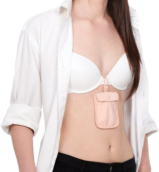 Pochette Secrète Voyage Femme Soutien-Gorge Voyage Paisible