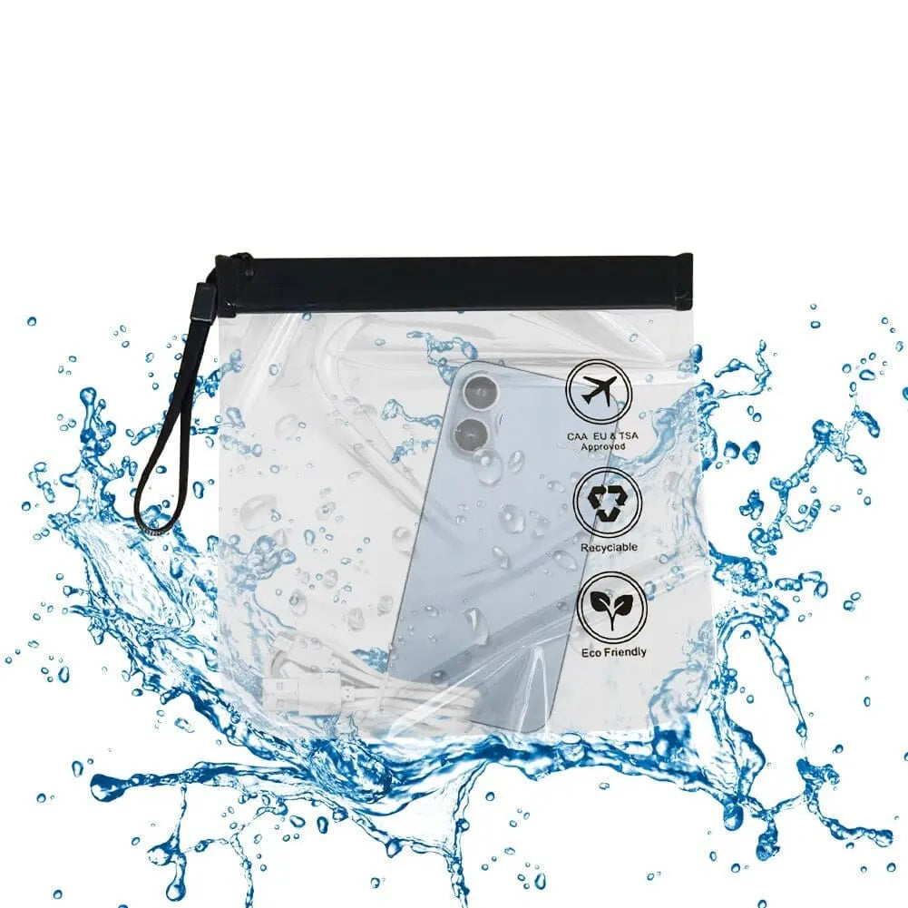 Lot de 2 Pochettes Liquide Avion Voyage Paisible