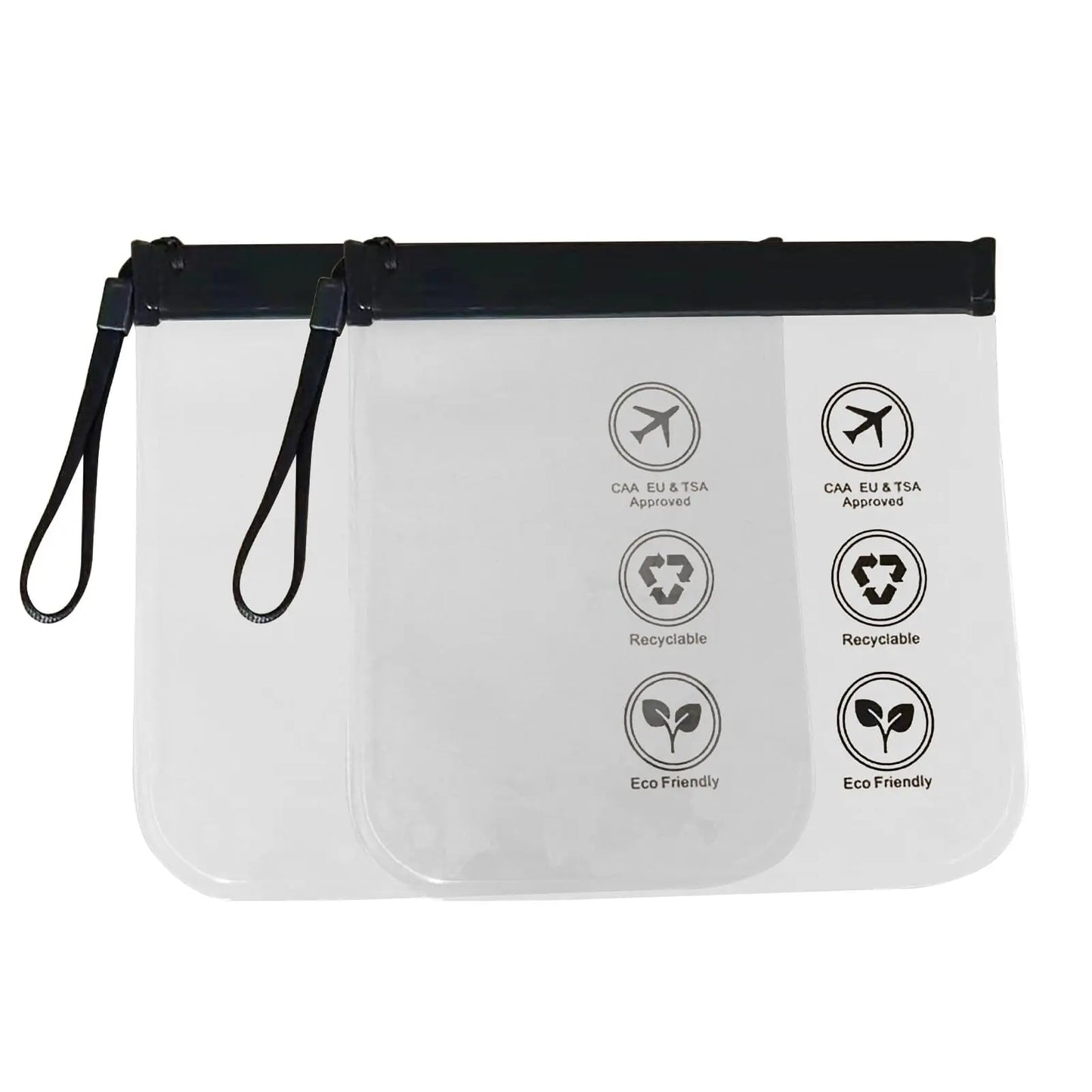 Lot de 2 Pochettes Liquide Avion Voyage Paisible