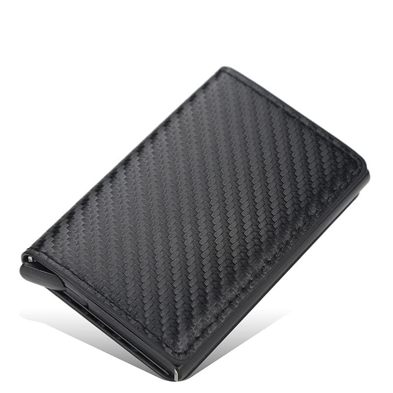 Porte-Cartes RFID Homme Motif Carbone Voyage Paisible