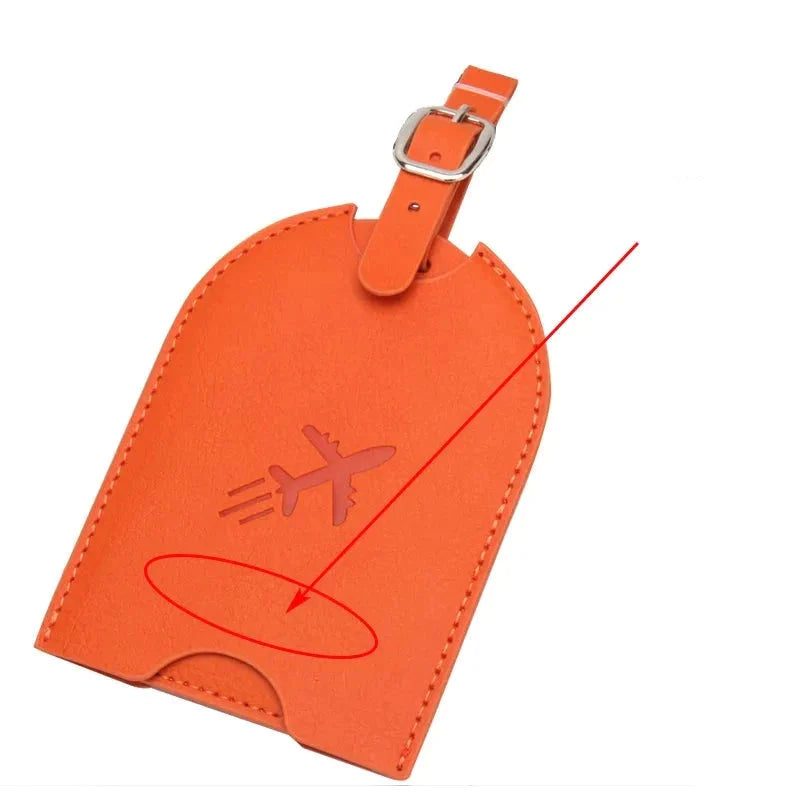 Porte Étiquette Personnalisé Avion Voyage Paisible