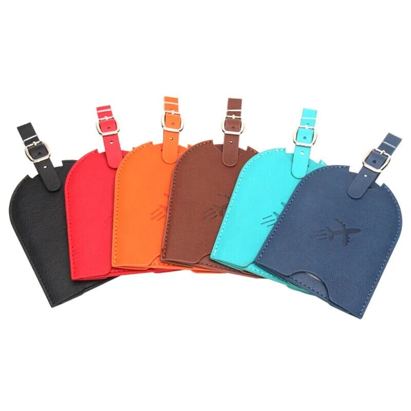 Porte Étiquette Personnalisé Avion Voyage Paisible