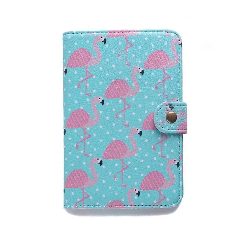Portefeuille Passeport Flamant Rose Voyage Paisible