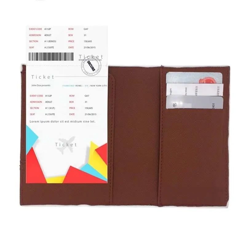 Protège-Passeport Flamants Roses Voyage Paisible