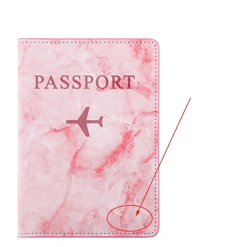 Protège Passeport Personnalisé Avion Voyage Paisible