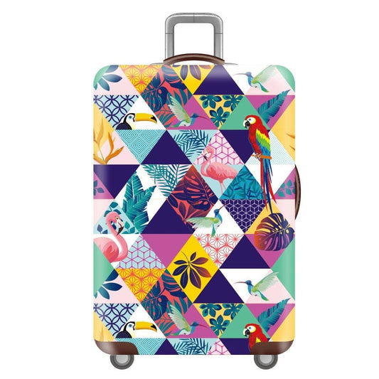 Protège Valise Tropical Voyage Paisible