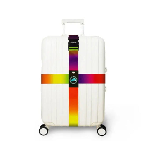 Sangle pour Valise Arc-en-ciel Voyage Paisible