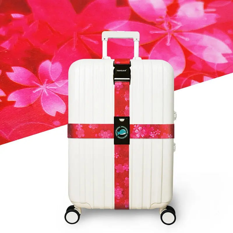 Sangle pour Valise Fleur de Sakura Voyage Paisible
