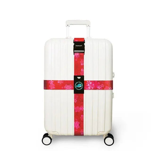 Sangle pour Valise Fleur de Sakura Voyage Paisible