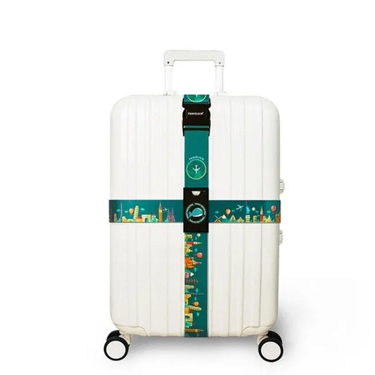 Sangle pour Valise Ville Voyage Paisible