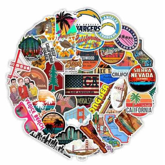 Stickers California Voyage Paisible