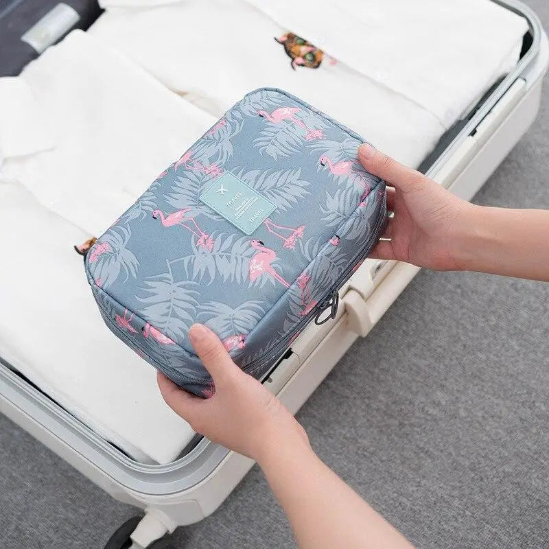 Trousse de Toilette Flamant Rose Voyage Paisible