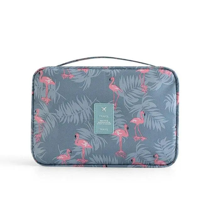 Trousse de Toilette Flamant Rose Voyage Paisible