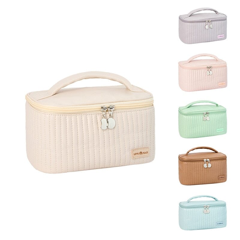 Trousse De Toilette Femme Matelassée Voyage Paisible