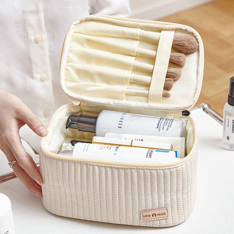 Trousse De Toilette Femme Matelassée Voyage Paisible