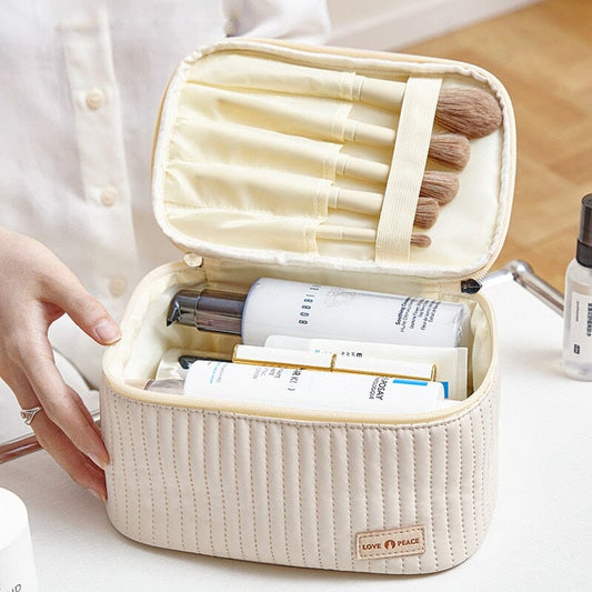 Trousse De Toilette Femme Matelassée Voyage Paisible