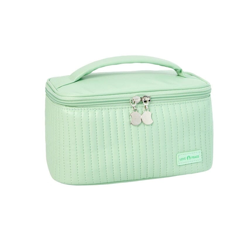 Trousse de toilette femme matelassée Voyage Paisible