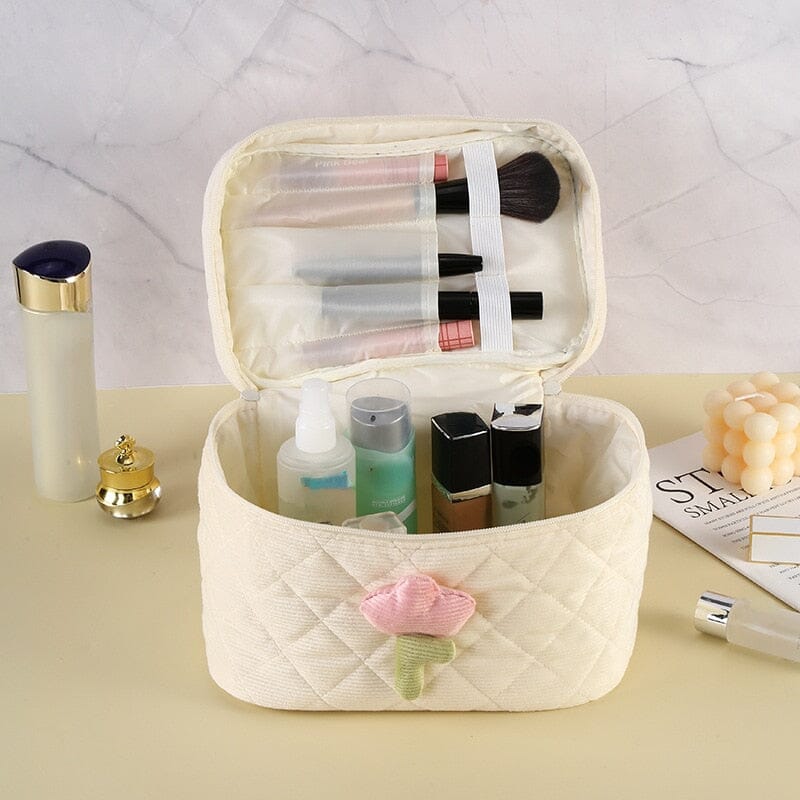 Trousse De Toilette Velours Voyage Paisible