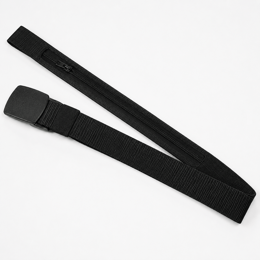 Ceinture cache-billets voyage noir 2