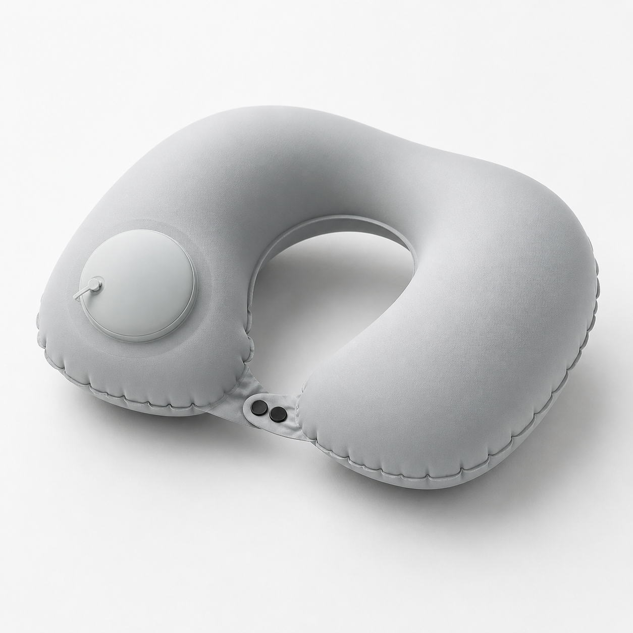 Coussin cervical gonflable voyage gris