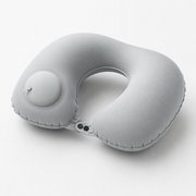 Coussin cervical gonflable voyage gris