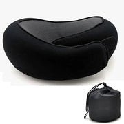 Coussin de voyage compact noir