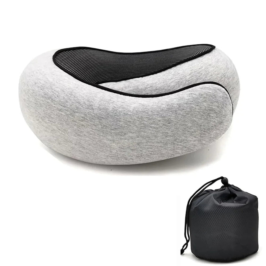 Coussin de voyage compacte blanc