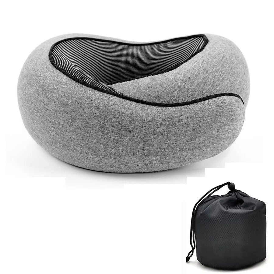 Coussin de voyage escargot – soutien cervical ajustable | Boutique Voyage