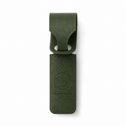 Étiquette de valise élégante vert