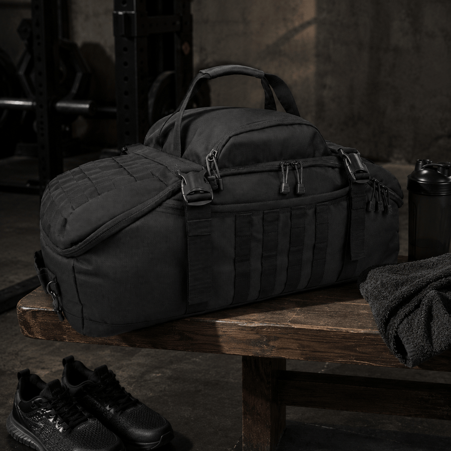 Grand sac de voyage mise en scene