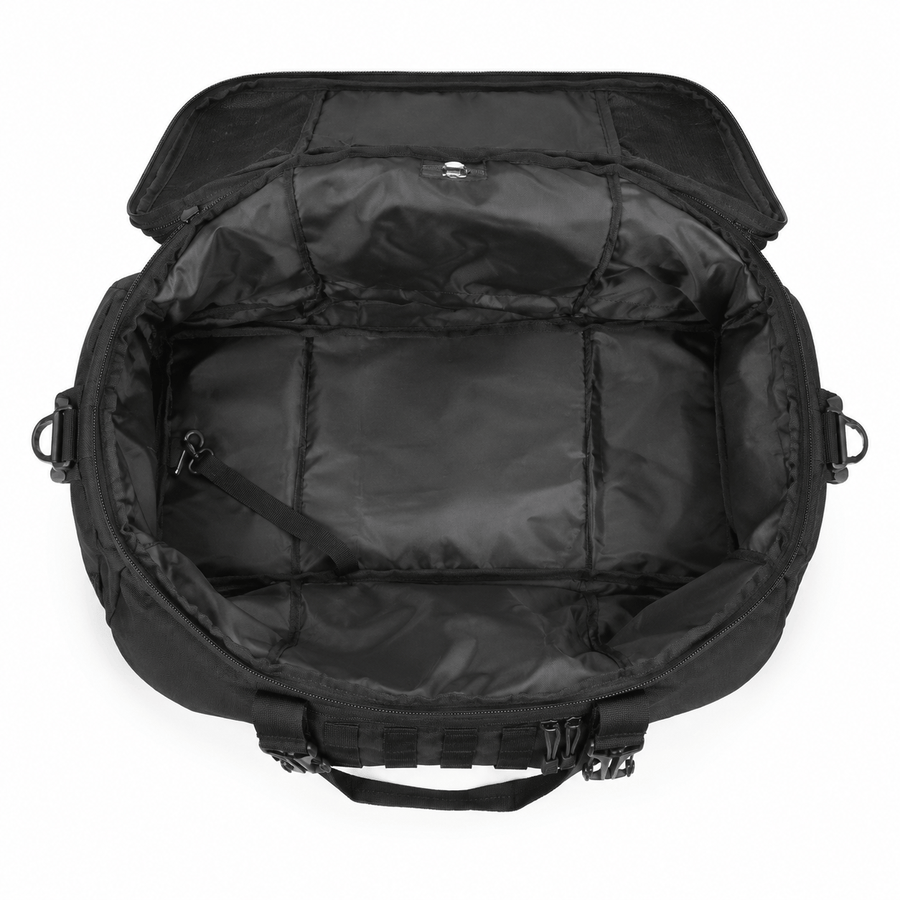 Grand sac de voyage ouvert