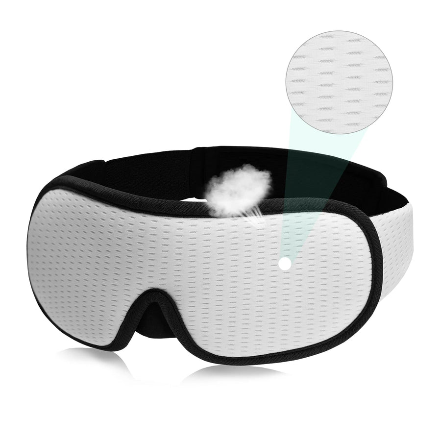 Masque de sommeil 3D blanc